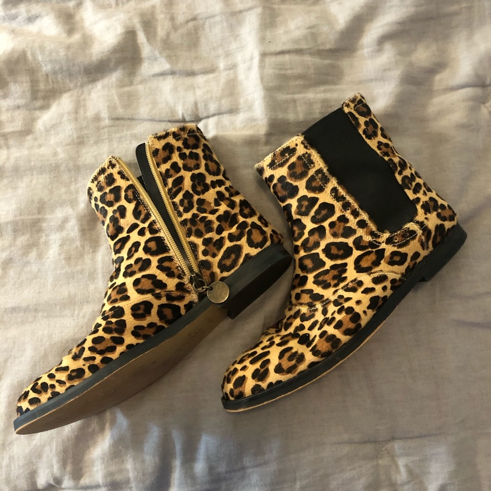 Leopard Booties